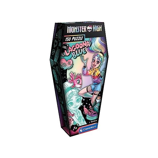 Clementoni - 28187 - Puzzle Monster High Lagoona Blue - 150 Pieces, Jigsaw Puzzle For Kids Age 7, Puzzle Cartoon, Made In Ita