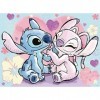 Nathan - Puzzle 500 pièces - Stitch & Angel - Adultes et enfants dès 12 ans - Puzzle de qualité supérieure - Encastrement par