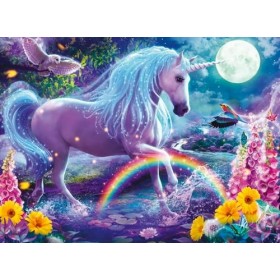 Ravensburger - Puzzle Enfant - Puzzle 100 p XXL - Licorne scintillante Collection Paillettes - Dès 6 ans - 12980