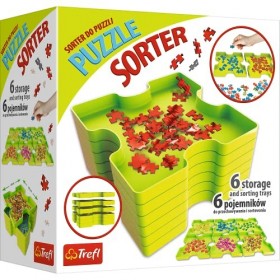 Trefl- Conteneurs avec Revêtement Antireflet, Stockage et Transportation sûrs, TR90816, Puzzle Sorter, 1