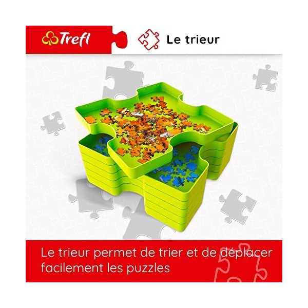 Trefl- Conteneurs avec Revêtement Antireflet, Stockage et Transportation sûrs, TR90816, Puzzle Sorter, 1