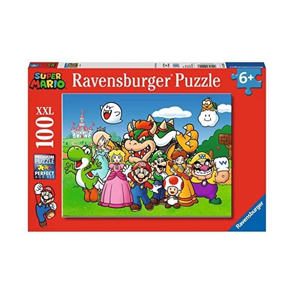 Ravensburger - Puzzle Enfant - Puzzle 100 p XXL - Super Mario Fun - Dès 6 ans - 12992