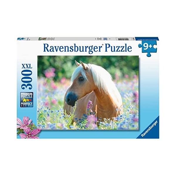 Ravensburger - Puzzle Enfant - Puzzle 300 p XXL - Cheval dans la prairie - Dès 9 ans - 13294