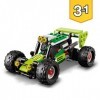 LEGO 31123 Creator 3 en 1 Le Buggy Tout-Terrain, Chargeuse-Pelleteuse, VTT Jouet pour Les Enfants, Ensemble de 3 Véhicules de