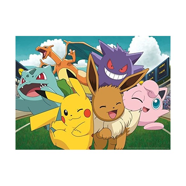 Ravensburger Puzzle 80530 - Les Pokémon du stade - Puzzle 500 pièces pour adultes et enfants à partir de 10 ans Exclusif sur 
