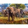 Ravensburger - Puzzle Adulte - Puzzle 500 p - Famille déléphants - 15040