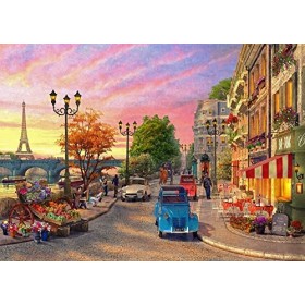 Ravensburger - Puzzle Adulte - Puzzle 500 p - Promenade à Paris - 14505