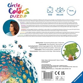 Ravensburger - Puzzle Adulte - Puzzle rond 500 p - Océan Circle of Colors - 17170
