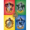 Nathan - Puzzle 500 pièces - Les quatre blasons de Poudlard - Harry Potter - Adultes et enfants dès 12 ans - Puzzle de qualit