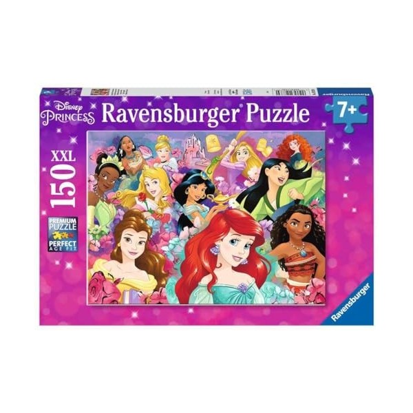 Ravensburger - Puzzle Enfant - Puzzle 150 pièces XXL - Les rêves peuvent devenir réalité / Disney Princesses - A partir de 7 