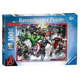 Ravensburger - Puzzle Enfant - Puzzle 100 p XXL - Les plus grands héros - Marvel Avengers - Dès 6 ans - 10771