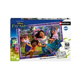 Nathan - Puzzle pour enfants - 150 pièces - Bienvenue à Encanto - Pour enfants dès 7 ans - Puzzle de qualité supérieure - Car