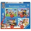 Ravensburger- Paw Patrol 4 Puzzle en boîte, 03065 1, Multicolore