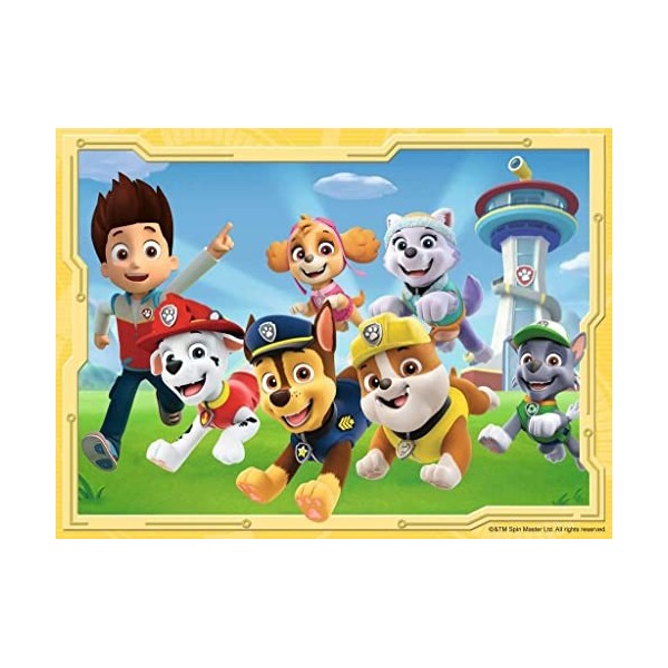 Ravensburger- Paw Patrol 4 Puzzle en boîte, 03065 1, Multicolore