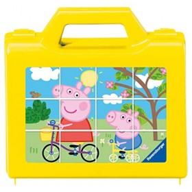 Ravensburger - Puzzle Enfant - Puzzle Premier Age - 12 cubes - Peppa Pig - Garçon ou fille à partir de 2 ans - Puzzle de qual