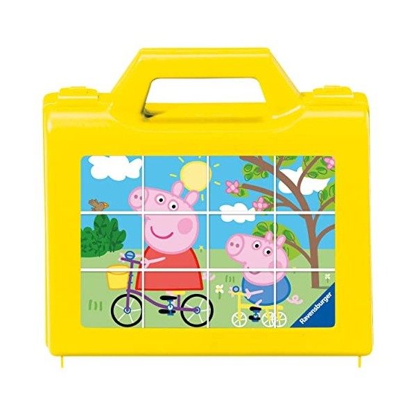 Ravensburger - Puzzle Enfant - Puzzle Premier Age - 12 cubes - Peppa Pig - Garçon ou fille à partir de 2 ans - Puzzle de qual