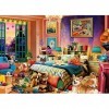 Mischievous Pets Puzzle 1000 Pieces Fun Dogs Cats Puzzle 1000 Pièces Adultes Idée Cadeau