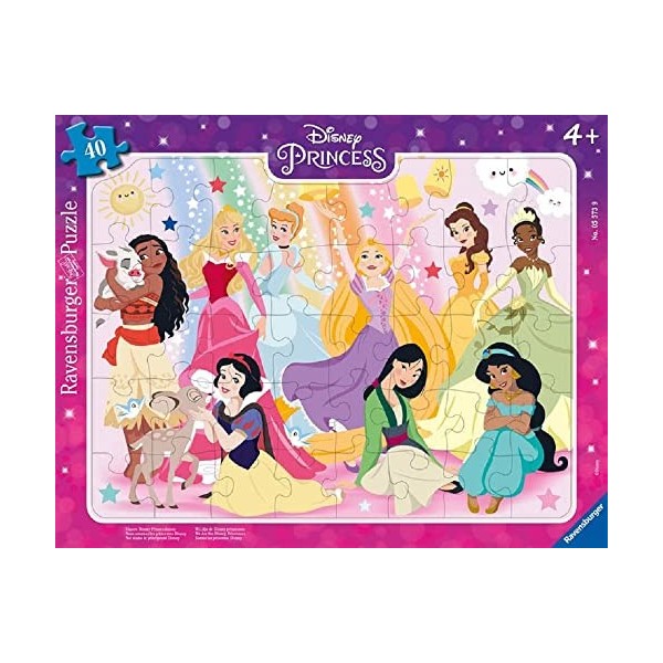 Ravensburger - Puzzle Enfant - Puzzle cadre 45 pièces - Nous sommes les princesses Disney/Princesse Disney - Enfants dès 4 an