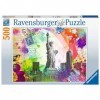 Ravensburger - Puzzle Adulte - Puzzle 500 pièces - Carte postale de New York - Adultes et enfants dès 12 ans - Puzzle de qual