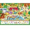 Nathan - Puzzle enfants - 100 pièces - Au camping Cherche et trouve - Fille ou garçon dès 6 ans - Puzzle de qualité supérie