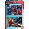 Educa - 2 Puzzles de 100 pièces per Enfant | Spiderman. Composé de Grandes pièces Parfaitement finies. Recommandé à partir de