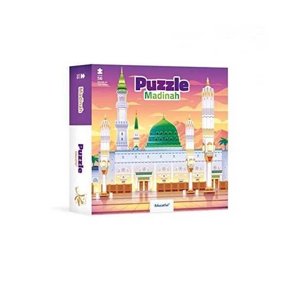 Puzzle - Al Madinah Médine la Ville du prophète - Islam pour Enfants Idée Cadeau pour Ramadan et lAïd.