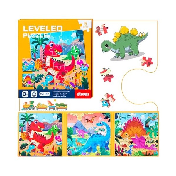 Shinybox Puzzle Enfant, Puzzle Animaux Magnétique 3 en 1, Jeux Montessori, Jouet éducatif Précoce, Jeu Magnétique Puzzle, Jeu