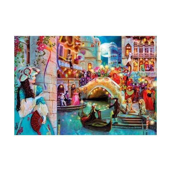 Clementoni Collection – Carnival Moon – 1000 pièces – Puzzle, Horizontal, Divertissement pour Adultes, fabriqué en Italie, 39