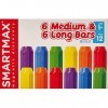 SmartMax - XT Set, 6 Medium & 6 Long Bars, Magnetic Discovery Extension Set, 12 pieces, 1+ Years