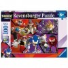 Ravensburger - Puzzle pour enfants - 100 pièces XXL - Rien ne peut arrêter Sonic / Sonic Prime - Dès 6 ans - Puzzle de qualit