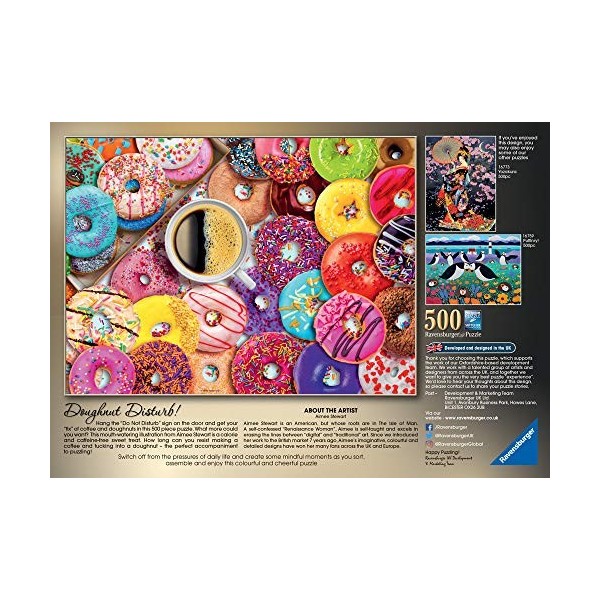 Ravensburger Donut Disturb Puzzle de 500 pièces pour Adultes et Enfants à partir de 10 Ans, 16774, Multicolore