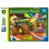 Ravensburger - Puzzle Enfant - Puzzle 100 p XXL - Grandes roues / John Deere - 12983