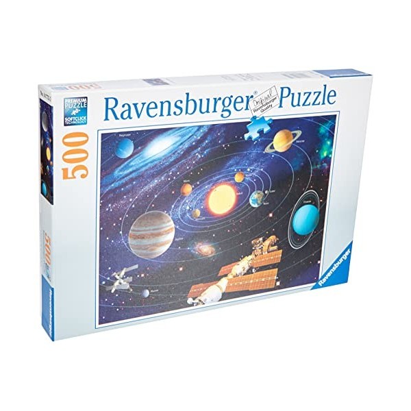 Ravensburger - Puzzle Adulte - Puzzle 500 p - Système solaire - 14775