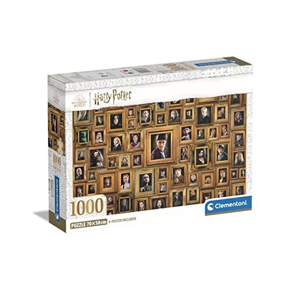 Clementoni- Harry Potter Impossible Potter-1000 Pièces-Puzzle, Divertissement pour Adultes-Fabriqué en Italie, 39786