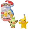 BANDAI – Pokemon – Pack of 2 Figures 3-5 cm – Pikachu & Rondoudou – WT95021