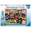 Ravensburger- Tableau daffichage pour Voiture de Course Animals Puzzle de 100 pièces, 12899, Multicolore