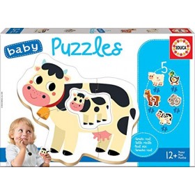 Educa - Baby Puzzle Mois La Ferme, 17574
