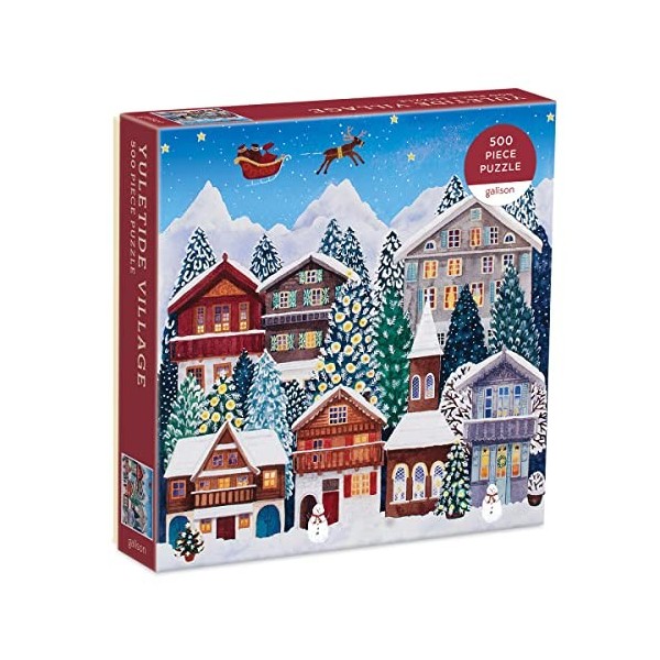 Galison 9780735366732 Yuletide Village 500 Piece Puzzle