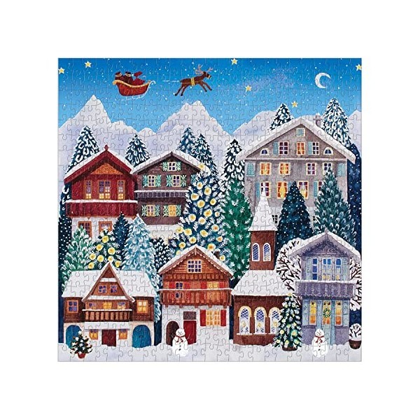 Galison 9780735366732 Yuletide Village 500 Piece Puzzle