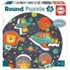 Educa - Round Puzzle lespace. Puzzle Rond Enfant. Puzzle Rond pour Enfants avec Un diamètre de 48 cm. Recommandé à partir de