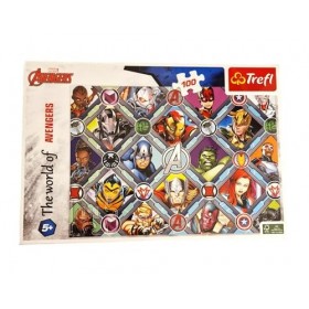 Puzzle Avengers/Marvel The World of Avengers Puzzle 100 pièces, puzzle de super-héros