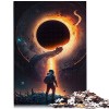 Puzzles pour Lion Noir et Or Puzzles de 1000 pièces pour Adultes et Enfants Puzzles en Carton Jeu éducatif pour Enfant Adulte