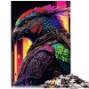 Puzzles pour Lion Noir et Or Puzzles de 1000 pièces pour Adultes et Enfants Puzzles en Carton Jeu éducatif pour Enfant Adulte