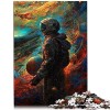 Puzzles pour Lion Noir et Or Puzzles de 1000 pièces pour Adultes et Enfants Puzzles en Carton Jeu éducatif pour Enfant Adulte