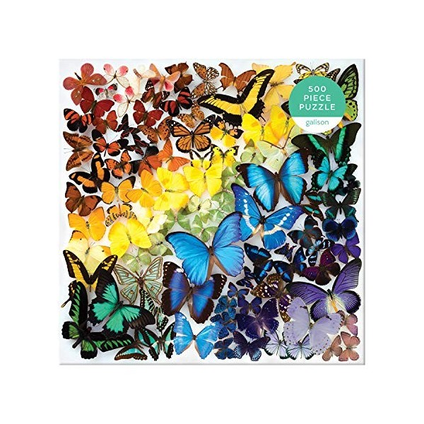 Rainbow Butterflies 500 Piece Puzzle