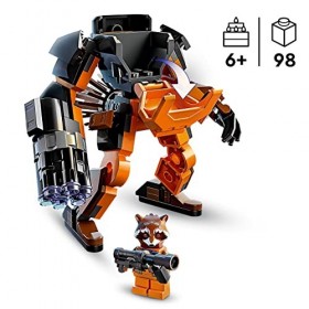 LEGO 76243 Marvel Lâ€™Armure Robot De Rocket, Figurine Gardiens De La Galaxie, Jouet Raton Laveur, Avengers, Idée De Cadeau Ã