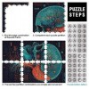 Puzzles de numérisation cérébrale de Science Fiction pour Adultes 1000 Puzzles Puzzles pour Adultes Puzzles en Carton Puzzle 