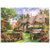 Puzzle de 1000 pièces, motif paysage de chalet anglais romantique, décoration de la maison, jeux intellectuels, jouet pour ad