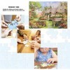 Puzzle de 1000 pièces, motif paysage de chalet anglais romantique, décoration de la maison, jeux intellectuels, jouet pour ad