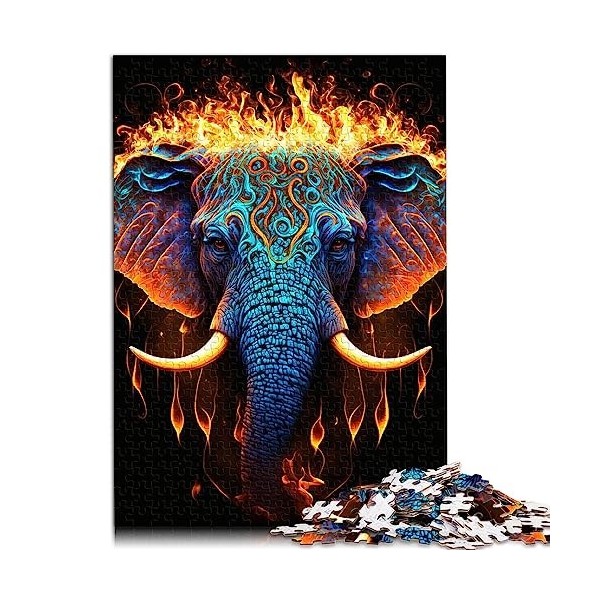 éléphants Animaux Puzzle 1000 pièces Jeux éducatifs Puzzles pour adultesPuzzles en Carton pour Adultes Enfants Jeu Jouets 10.